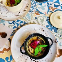 Creme brulee dessert🤤 at MIMO in Malaga