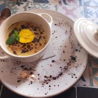 No sugar creme brulee at MIMO in Malaga