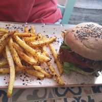 Burger at MIMO in Malaga
