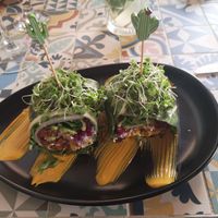 RAW vegan wrap at MIMO in Malaga