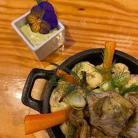 Artichokes. 😭🙌 at MIMO in Malaga