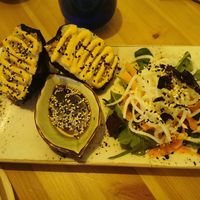 Sushi sandwich at MIMO in Malaga