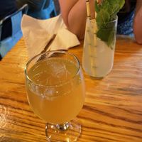 kombucha and lemonade  at MIMO in Malaga