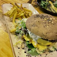 vegan burger  at MIMO in Malaga