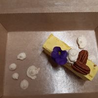 Lemon cheesecake at MIMO in Malaga