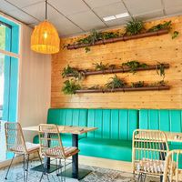 Good light from the windows - nice to sit it!    at MIMO in Malaga