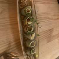 Sushi spring rolls  at MIMO in Malaga