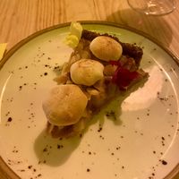 Pear tart  at MIMO in Malaga