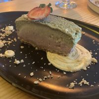 Frozen solid cheesecake  at MIMO in Malaga