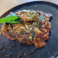 Aubergine dish  at MIMO in Malaga