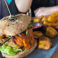 Vegan burger   at MIMO in Malaga