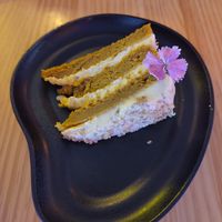 Carrot cake at MIMO in Malaga