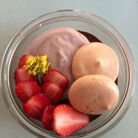 Mimo chocolate mousse at MIMO in Malaga