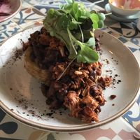 Jackfruit potato Wit azuki beans  at MIMO in Malaga