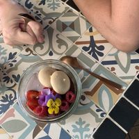 Chocolate mousse at MIMO in Malaga