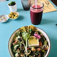 Raw salad at MIMO in Malaga