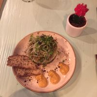 Raw royal tartar - mushroom, melon, and so much deliciousness  at MIMO in Malaga