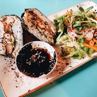 Onigiri, great taste. at MIMO in Malaga