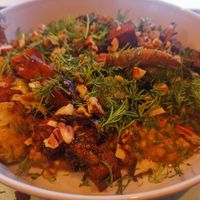 Kashotto (buckwheat, mushrooms, tofu and pecans) at MIMO in Malaga