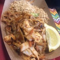  Vegetarian pad thai. at Roza Slon in Ljubljana