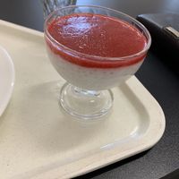 Vegan tapioca pudding at Veggie Bar in Brno