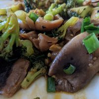 They make wonderful mushroom and broccoli at Vietnam Deli by The Ripple of Smiles in Honolulu