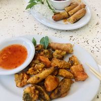 Tempura Veggies, Spring Rolls at Vietnam Deli by The Ripple of Smiles in Honolulu