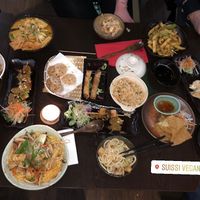 Satay udon noodles were so good! at Suissi Vegan Kitchen  in Glasgow