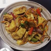 Salt and chilli tofu at Suissi Vegan Kitchen  in Glasgow