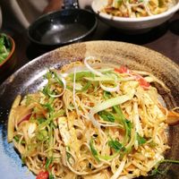 Singapore noodles at Suissi Vegan Kitchen  in Glasgow