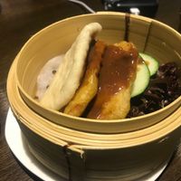 Tempeh bao at Suissi Vegan Kitchen  in Glasgow