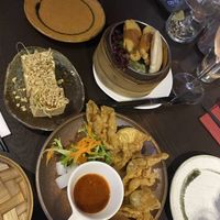 Tofu parcels, tempeh bao and wontons #Veganuary at Suissi Vegan Kitchen  in Glasgow