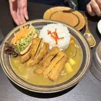 katsu curry  at Suissi Vegan Kitchen  in Glasgow
