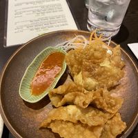 crispy wontons  at Suissi Vegan Kitchen  in Glasgow
