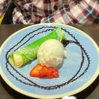 banana pancake  at Suissi Vegan Kitchen  in Glasgow