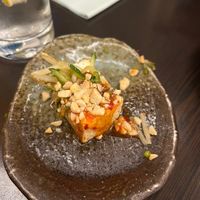 Stuffed tofu starter  at Suissi Vegan Kitchen  in Glasgow