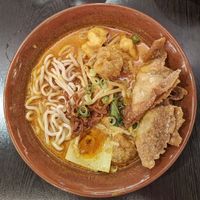 Curry Laksa Ramen (8/10) at Suissi Vegan Kitchen  in Glasgow