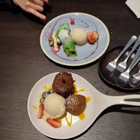 Piseng goreng, banana crepe at Suissi Vegan Kitchen  in Glasgow