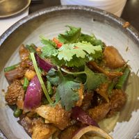 Lions mane rendang   at Suissi Vegan Kitchen  in Glasgow