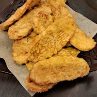 Tempeh crisps at Suissi Vegan Kitchen  in Glasgow