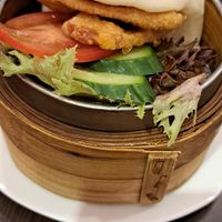 Tempeh bao at Suissi Vegan Kitchen  in Glasgow