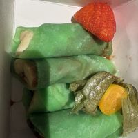 Banana pancakes   at Suissi Vegan Kitchen  in Glasgow