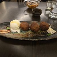 "Pisang goreng" at Suissi Vegan Kitchen  in Glasgow