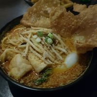 Curry Laska at Suissi Vegan Kitchen  in Glasgow