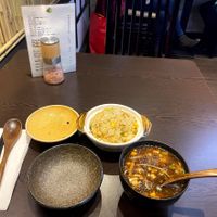 [Yeah Mon! It finally came the meal that I ordered. Small, yet filling. I was stuffed.]  at Suissi Vegan Kitchen  in Glasgow