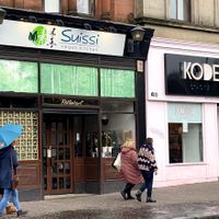 [The very first vegan place that I had a meal in Glasgow. I was full.] at Suissi Vegan Kitchen  in Glasgow