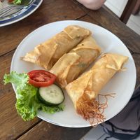 Spring rolls  at Lesehan in Manggis