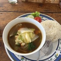 Cap cay soup  at Lesehan in Manggis
