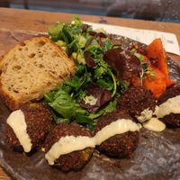 falafel dish at Honest Greens - Serrano in Madrid