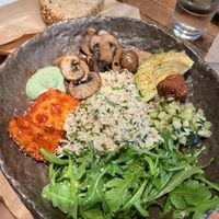 wild mediterranean bowl  at Honest Greens - Serrano in Madrid